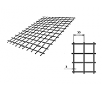 Сетка сварная (дорожная) 50х50х3мм 1х2м