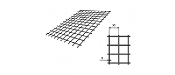 Сетка сварная (дорожная) 50х50х3мм 1х2м купить с доставкой в Летуново